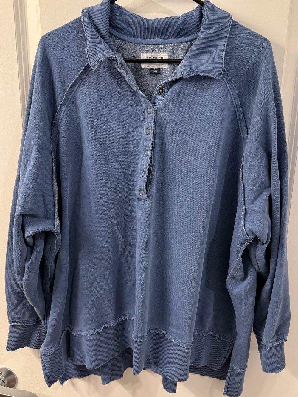AE Big Hug Henley Sweatshirt - Picture 2 of 3